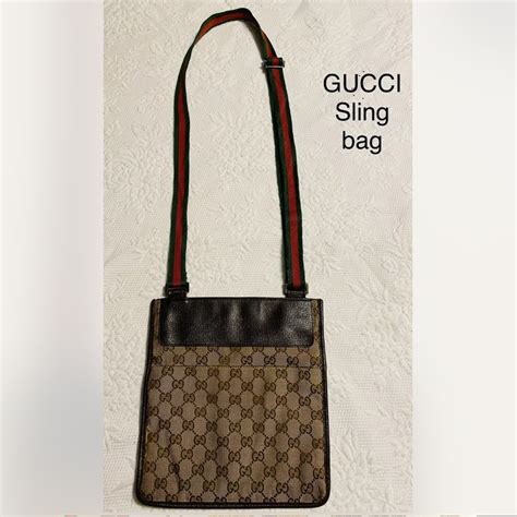 gucci cherry line sling bag|Gucci sling bag men price.